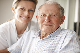 Aged care for elderly man